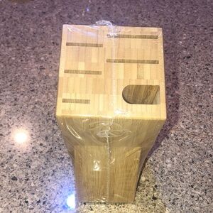 Knife Block Bamboo from IKEA New